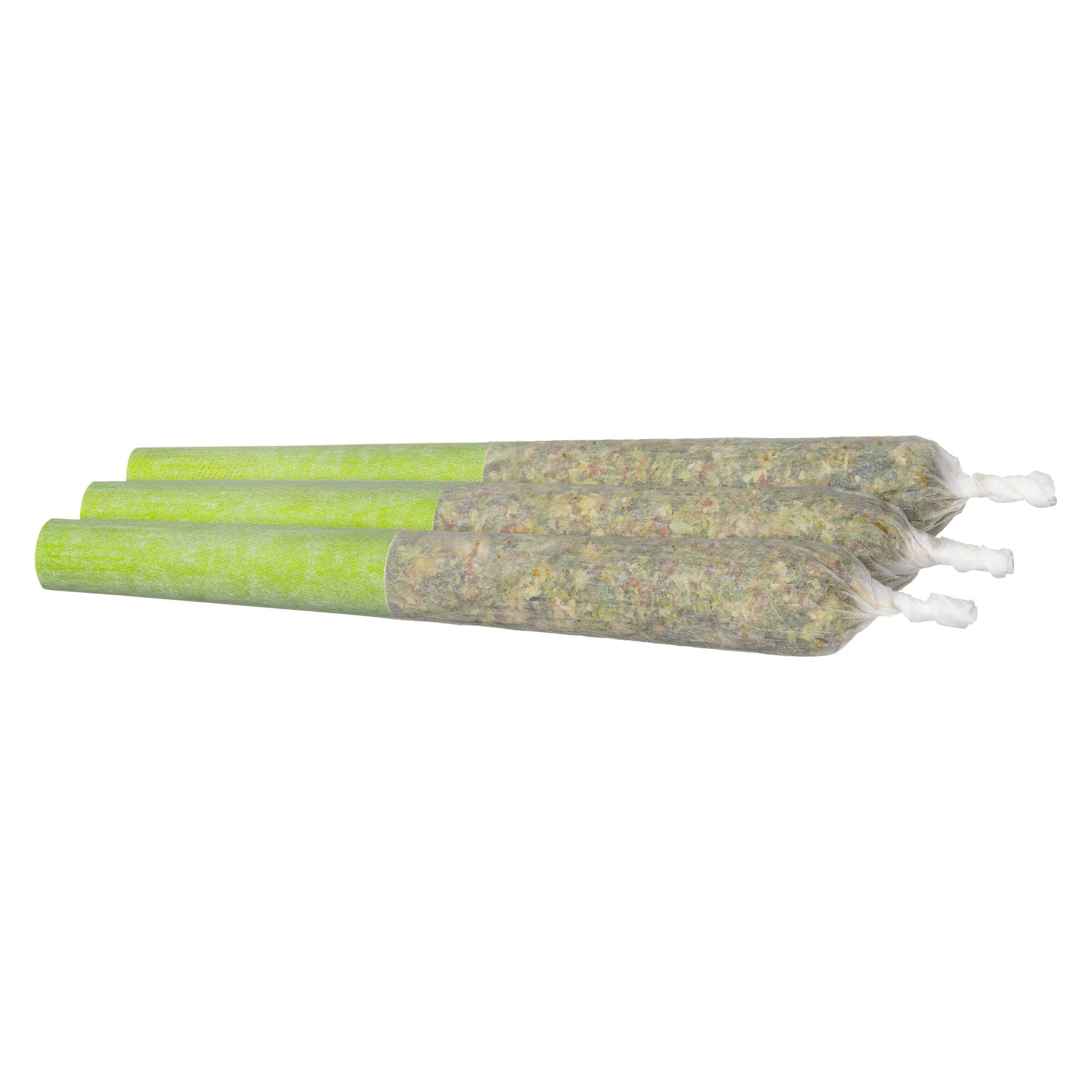 TASTYS GREEN APPLE DIAMOND (S) INF PRE-ROLL - 0.5G X 3