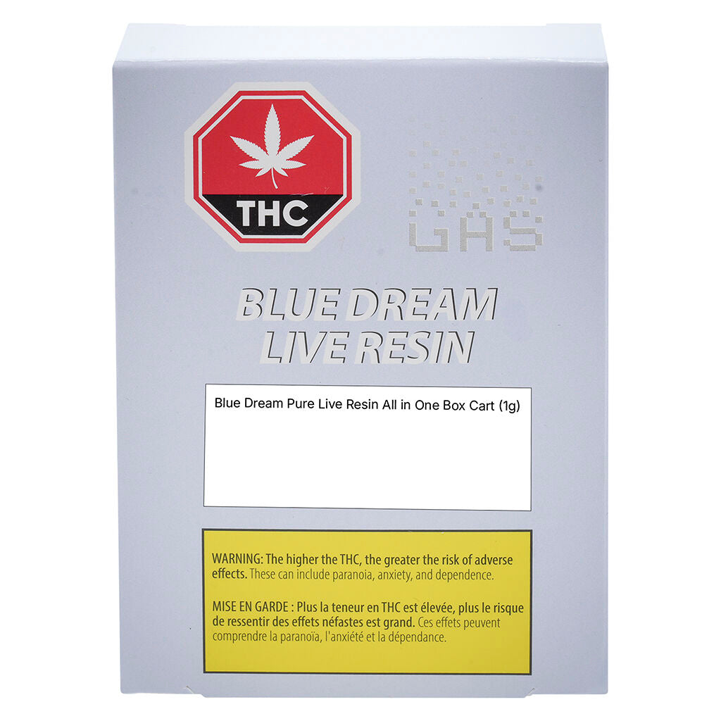 GAS BOX CART BLUE DREAM LIVE ACTION LR LIQ DMD (H) PEN - 1G