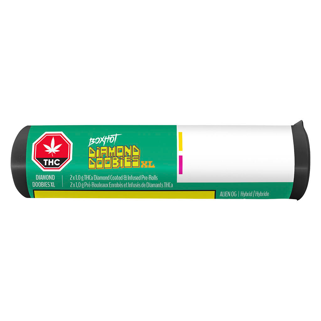BOXHOT ALIEN OG & PEACH OG (H) INF PRE-ROLL - 1G X 2