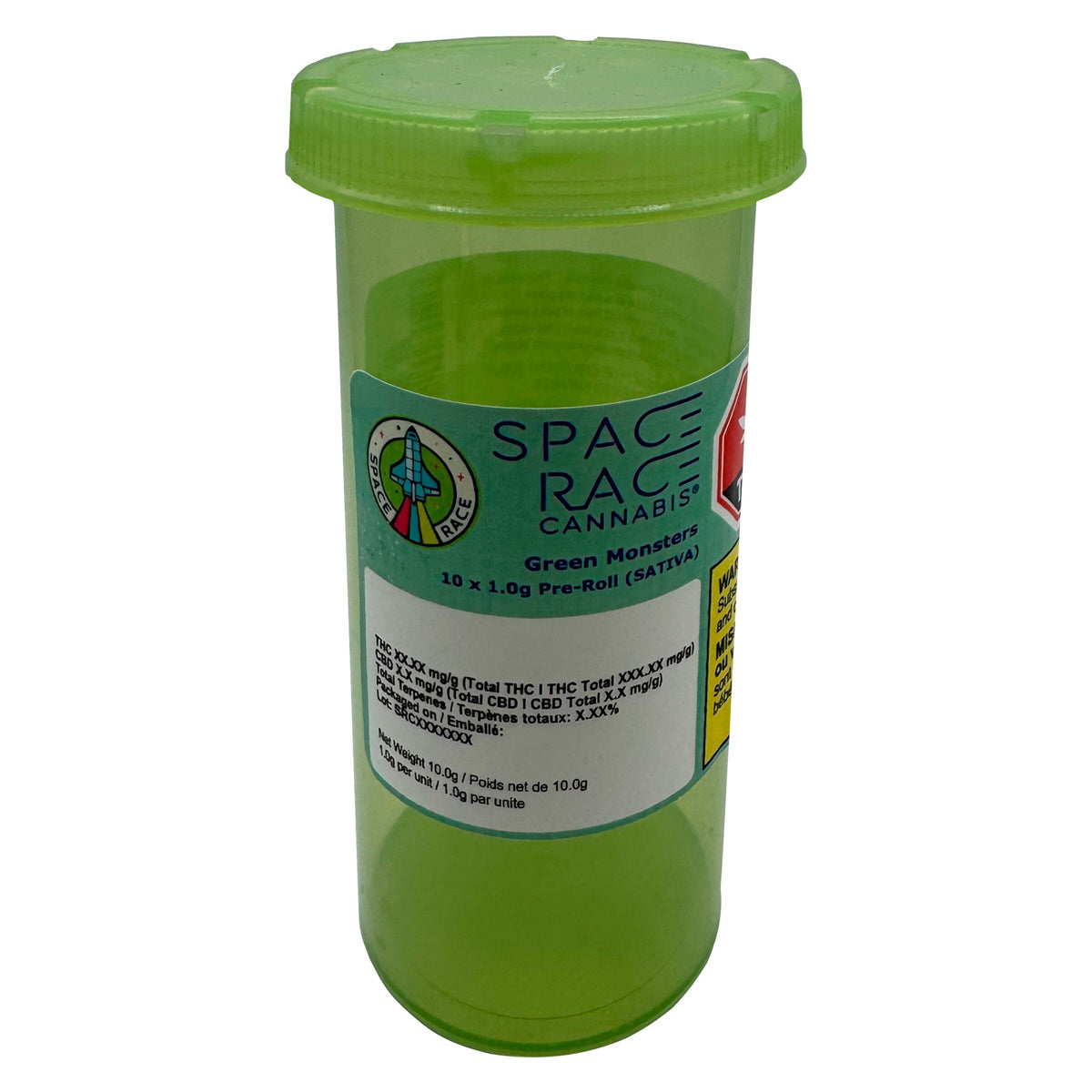 SPACE RACE GREEN MONSTERS ROTATIONAL (S) PRE-ROLL - 1G X 10