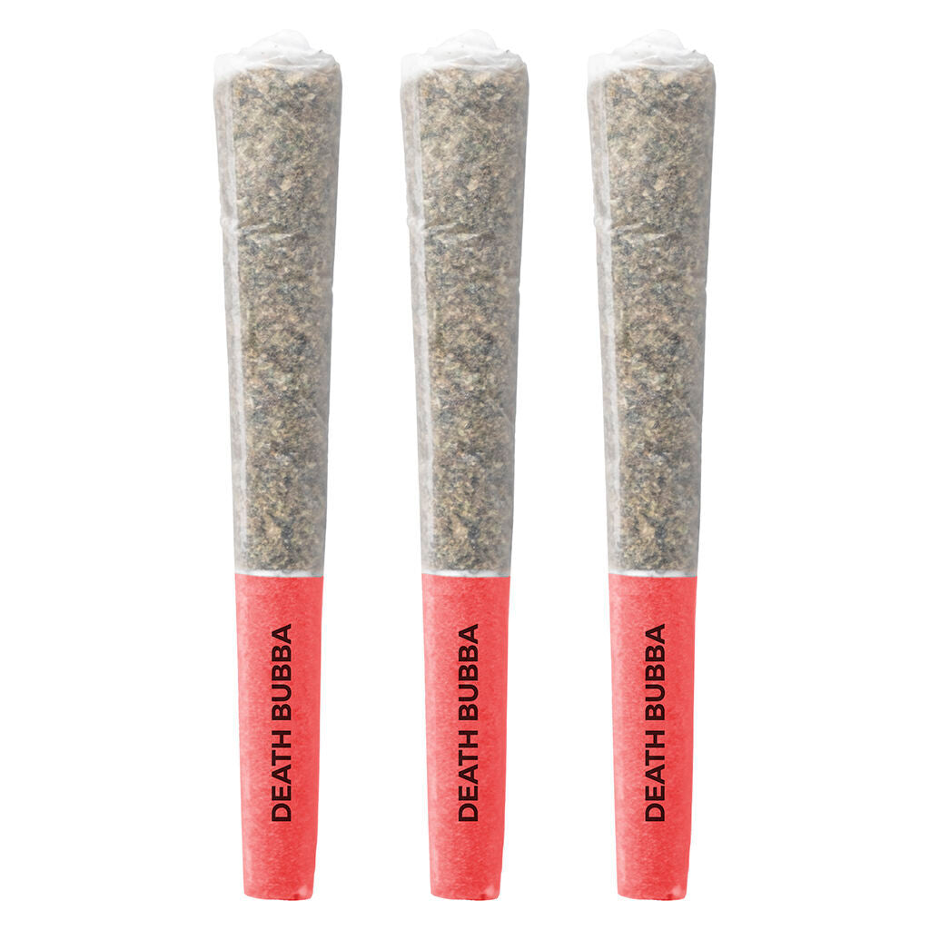 PISTOL AND PARIS DEATH BUBBA (IND) PRE-ROLL - 0.5G X 3