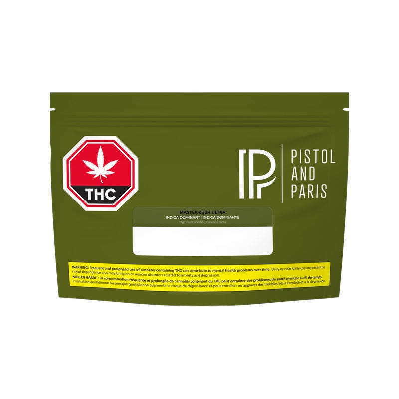 PISTOL AND PARIS MASTER KUSH ULTRA (IND) DRIED - 14G