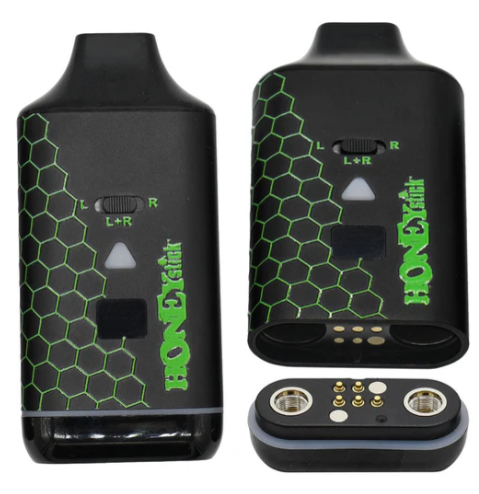 HONEYSTICK DUO 510 BATTERY - 3-IN-1 DRAW - BLACK & GREEN