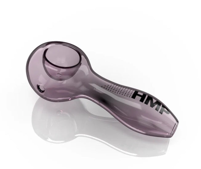 HMP GLASS SPOON 4" - FADED PINK