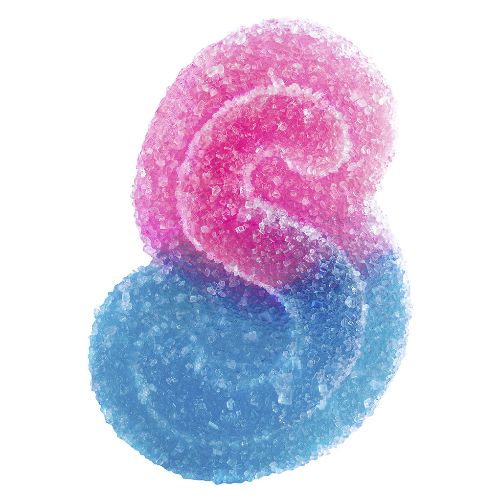 SPINACH SOURZ FULLY BLASTED BL RASP WTRM (IND) CHEW 10MG X10