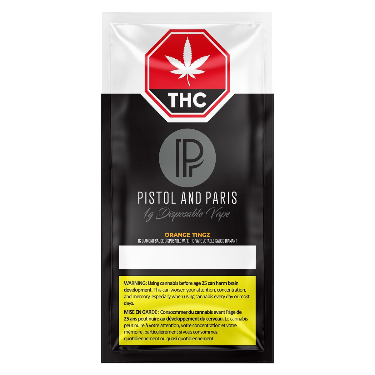 PISTOL AND PARIS ORANGE TINGZ DIAMOND SAUCE (IND) PEN - 1G