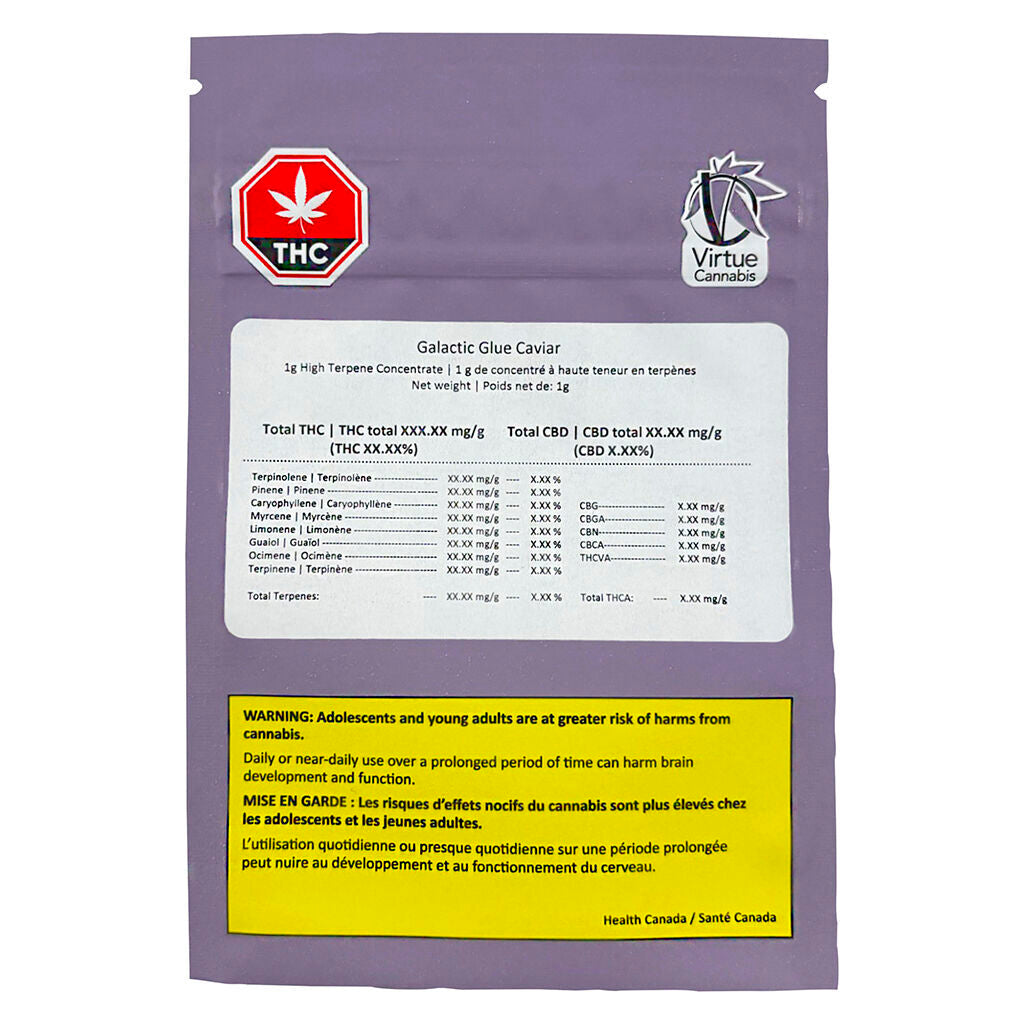 VIRTUE CANNABIS GALACTIC GLUE (S) CAVIAR - 1G