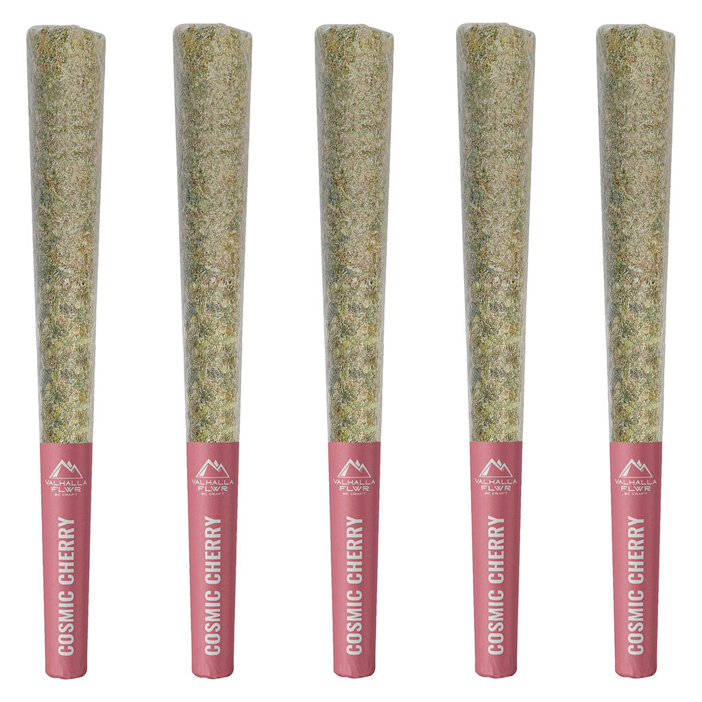 VALHALLA FLWR COSMIC CHERRY (IND) PRE-ROLL 0.5G X 5