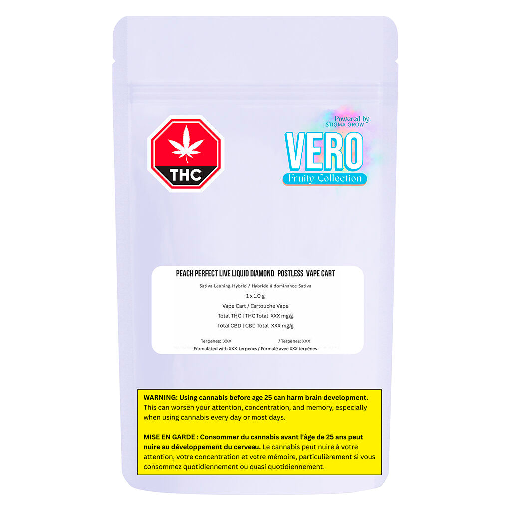 VERO PEACH PERFECT LIQ DMND POSTLESS (S) 510 - 1G