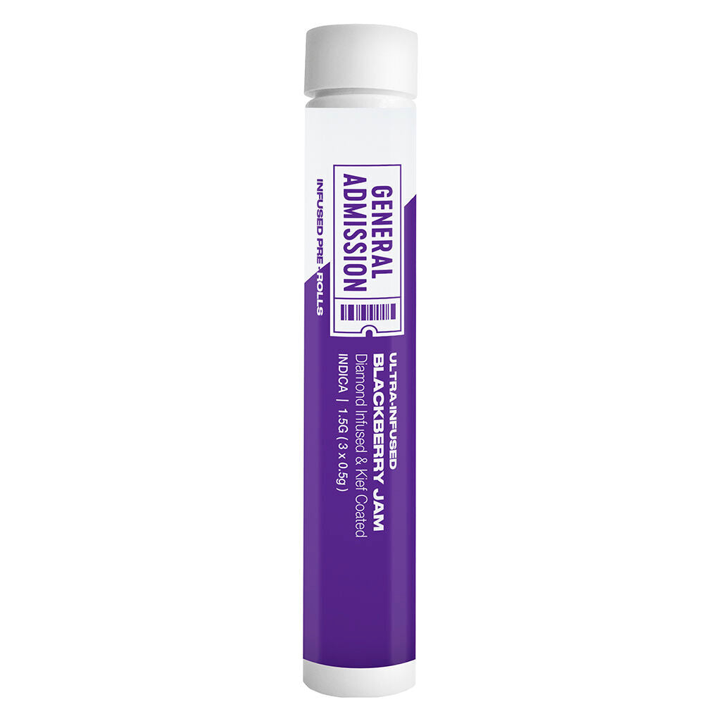 GENERAL ADMISSION BLKBRY JAM DMND (IND) INF PRE-ROLL 0.5G X3