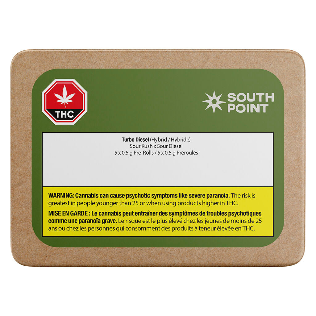 SOUTH POINT TURBO DIESEL (H) PRE-ROLL 0.5G X 5