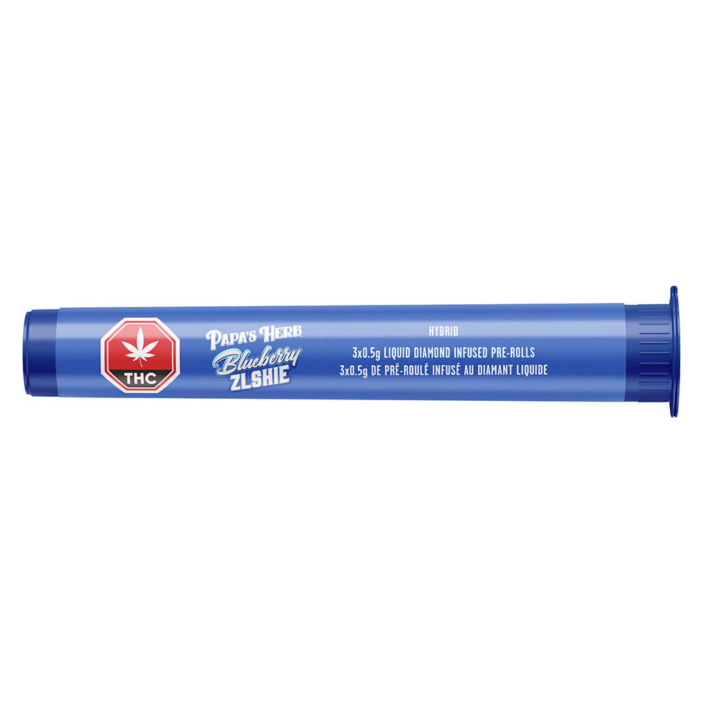 PAPAS HERB BLUEBRRY ZLSHIE KIEF DMND (H) INF PRE-ROLL 0.5GX3