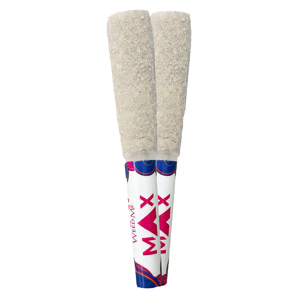 WEED ME MAX PEACH COBRA LILY THCA (S) INF PRE-ROLL 0.7G X 2