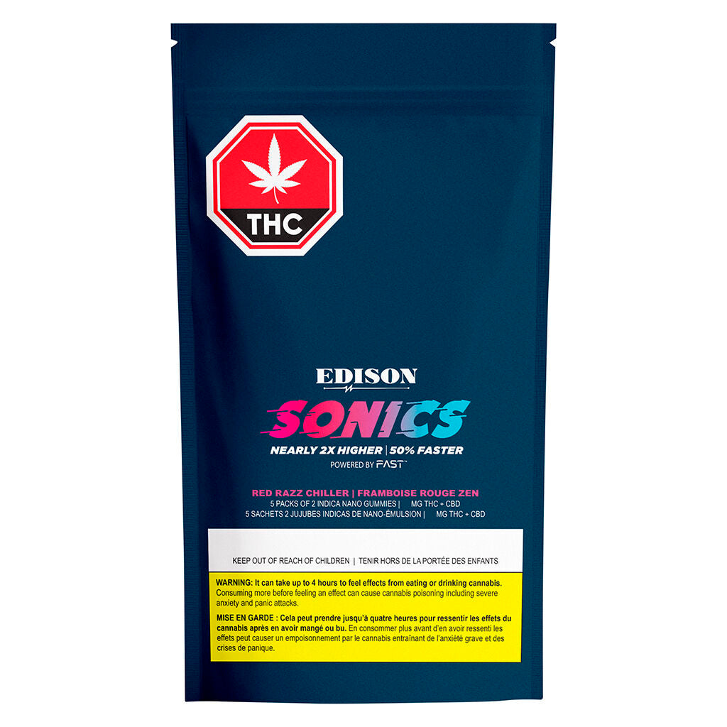 EDISON SONICS MULTI REDRAZZ CHILR (IND) CHEW 5MG THC:CBD X10