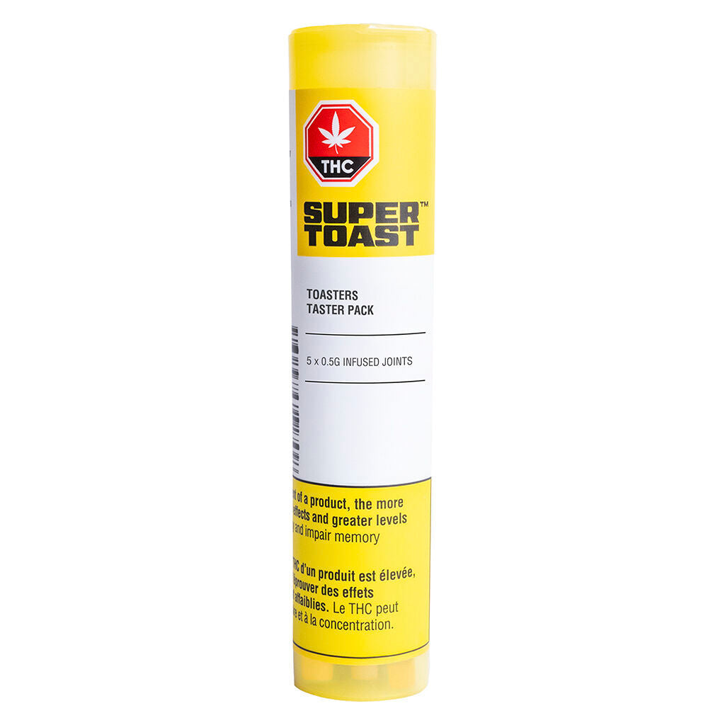 SUPER TOAST TOASTERS TASTER PACK (H) INF PRE-ROLL - 0.5G X 5