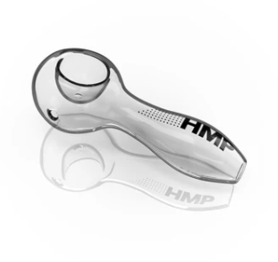 HMP GLASS SPOON 4" – CLEAR