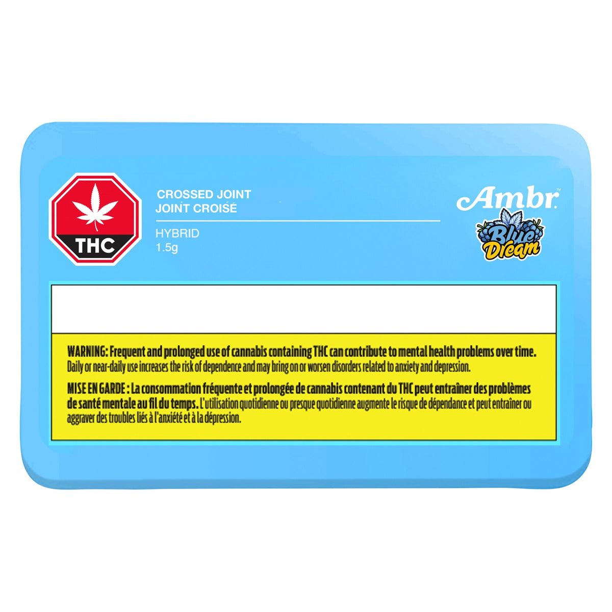 AMBR BLUE DREAM CROSS JOINT (H) PRE-ROLL - 1.5G X 1