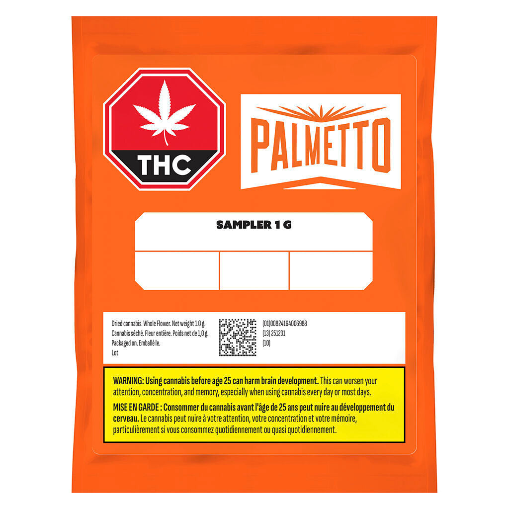 PALMETTO SAMPLER (H) DRIED - 1G