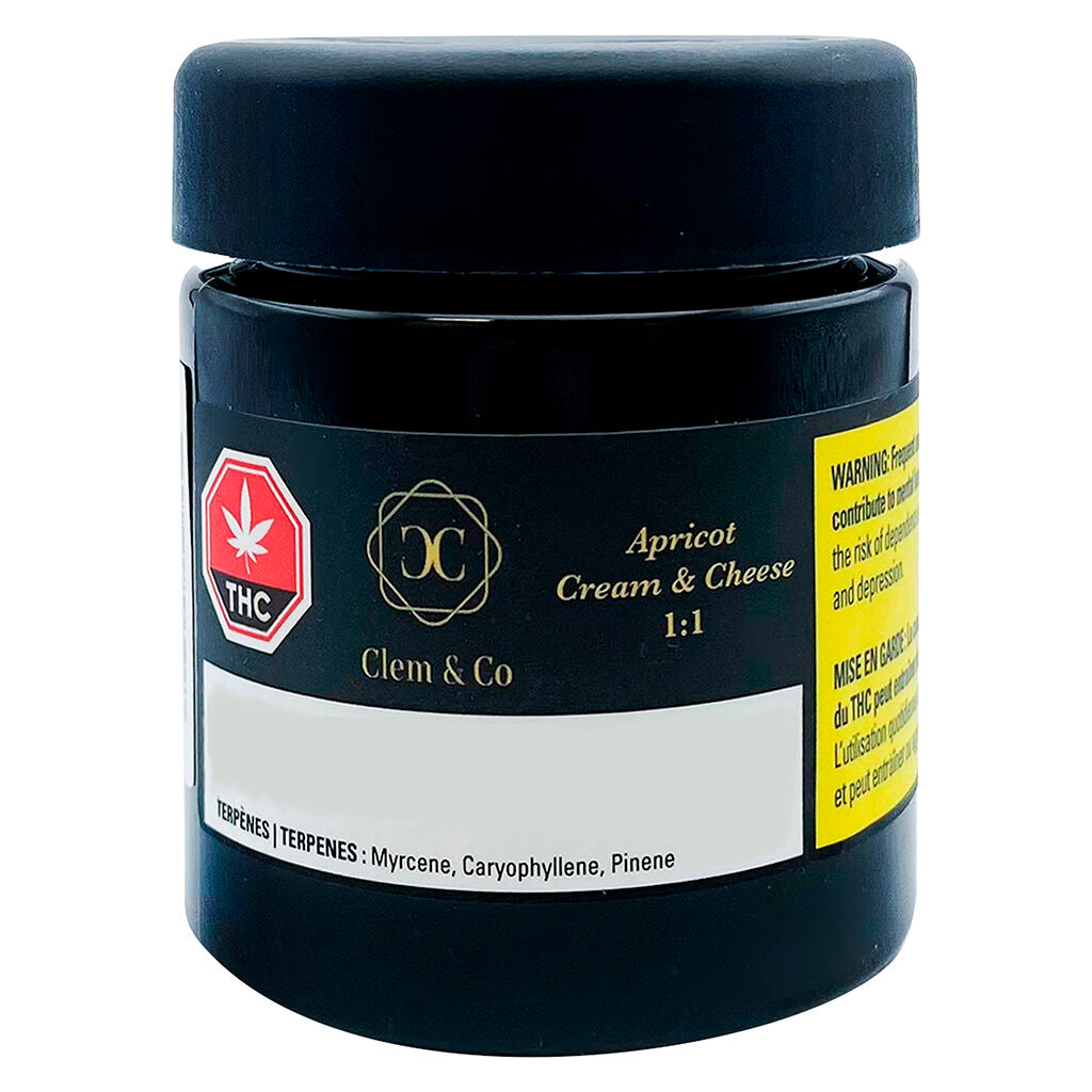 CLEM & CO APRICOT CRM & CHEESE 1:1 BALANCED (S) DRIED - 3.5G