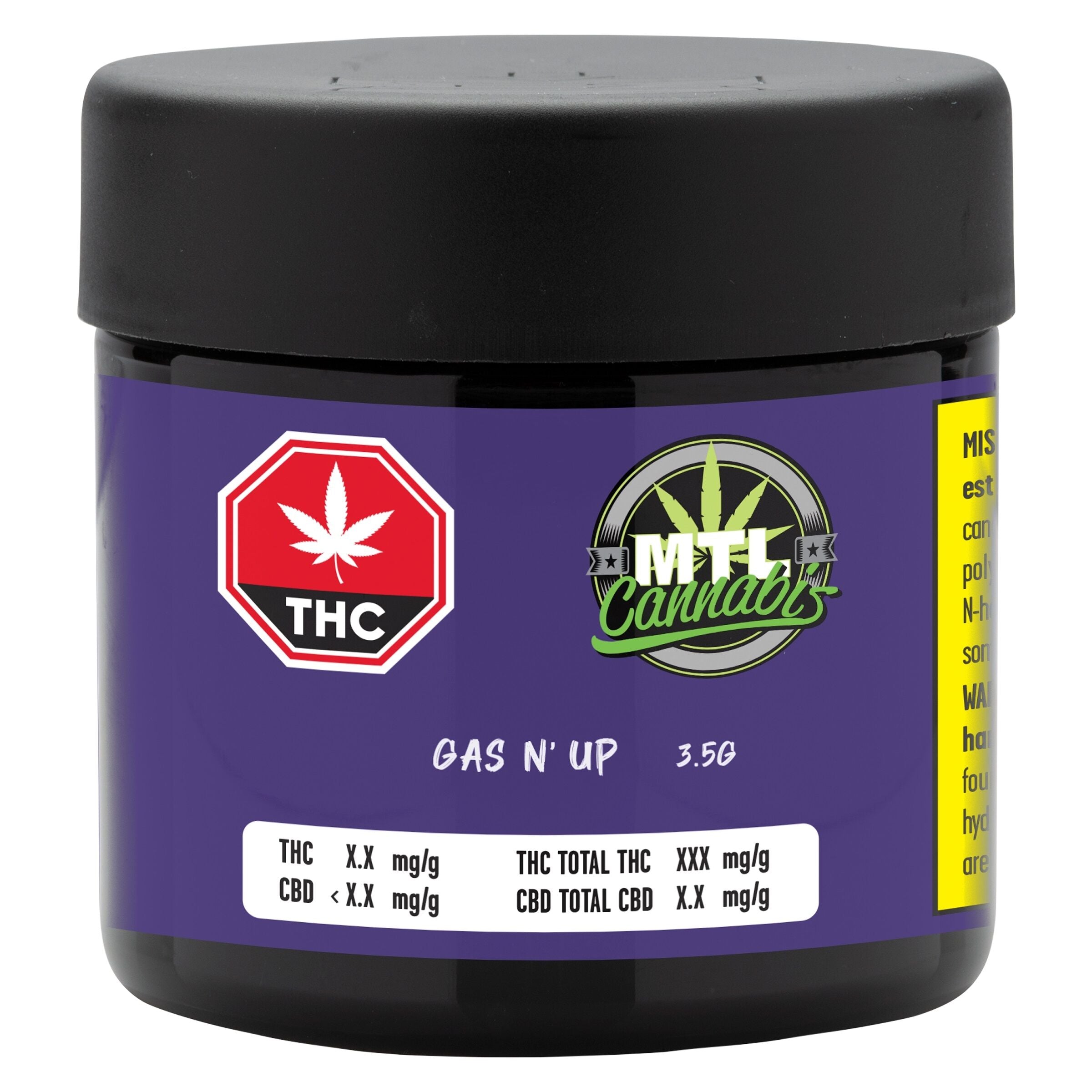 MTL CANNABIS GASN UP (IND) DRIED - 3.5G