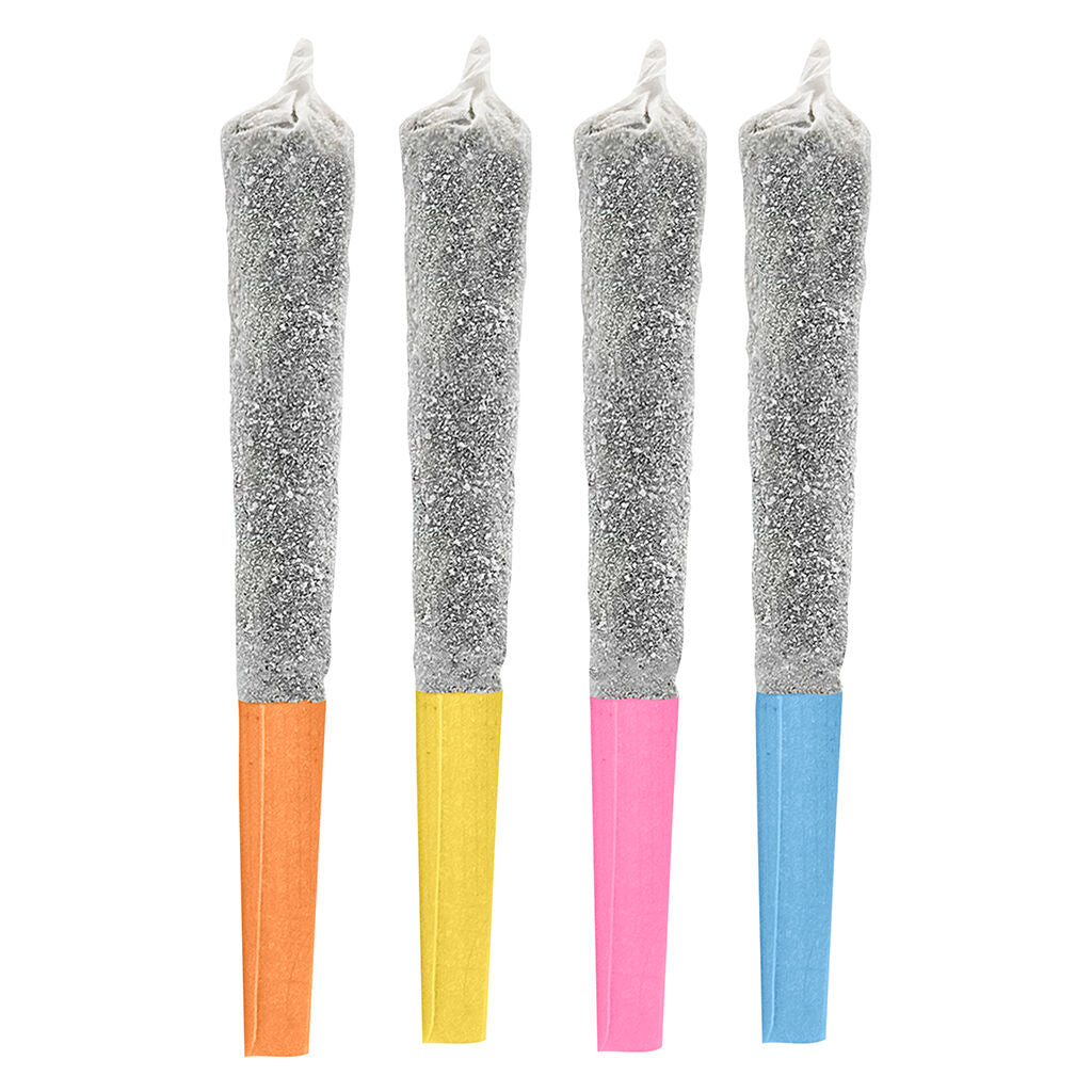POTLUCK TROPICAL X BURST COLLECTION (H) INF PRE-ROLL 0.5GX4