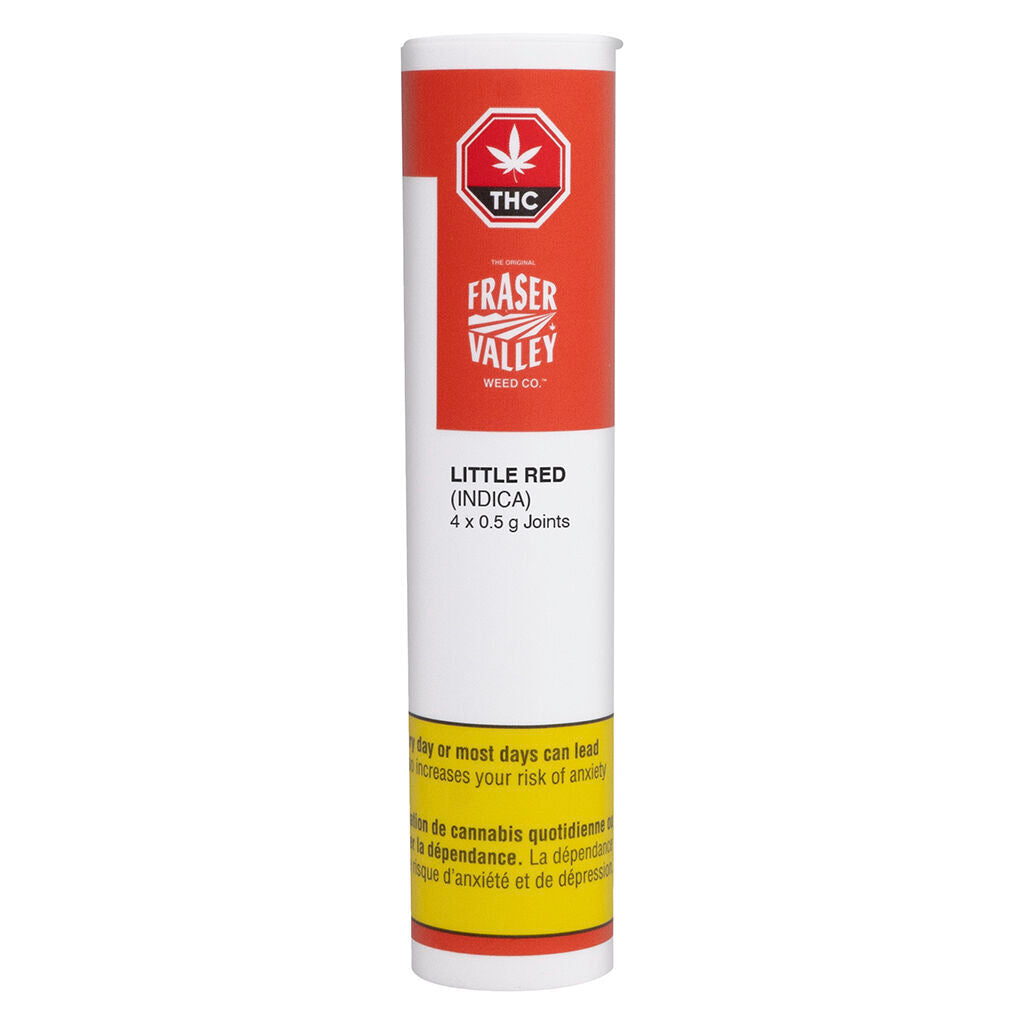 FRASER VALLEY LITTLE RED INDICA (IND) PRE-ROLL 0.5G X 4