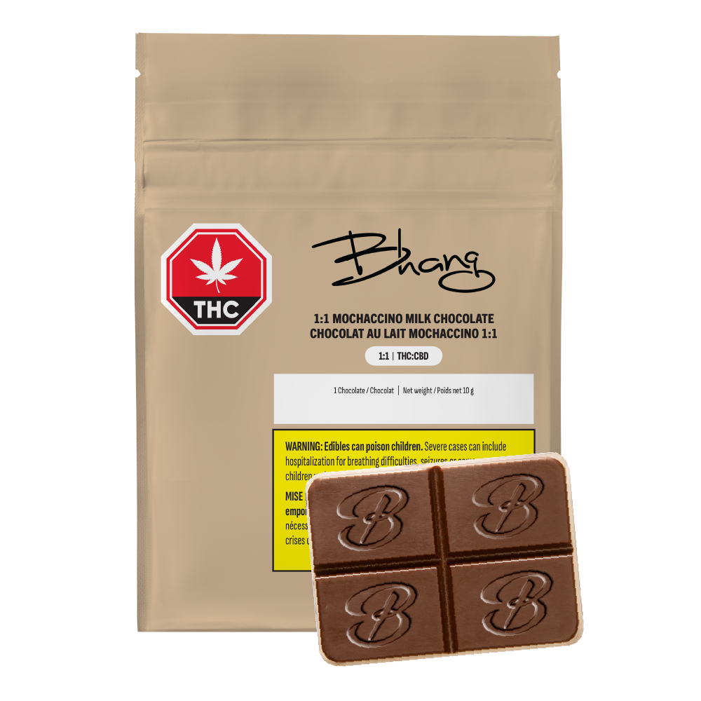 BHANG MOCHACCINO MILK (H) CHOC - 10MG THC:CBD X 1
