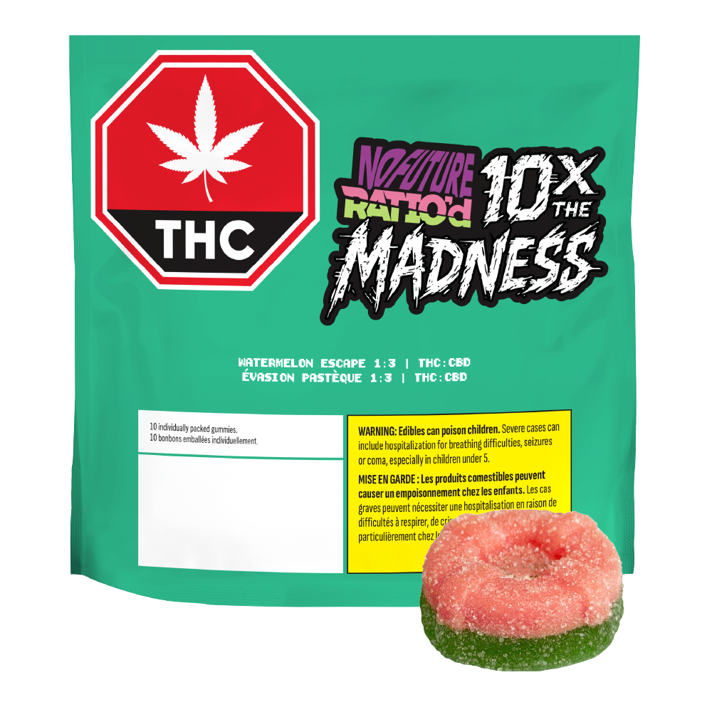 NO FUTURE 10X RATIOD WTRMESC (IND) CHEW 10:30MG THC:CBD 10PK