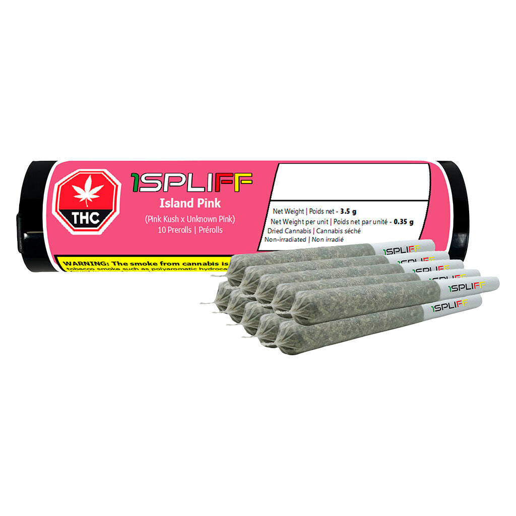 1 SPLIFF ISLAND PINK (IND) PRE-ROLL 0.35G X 10