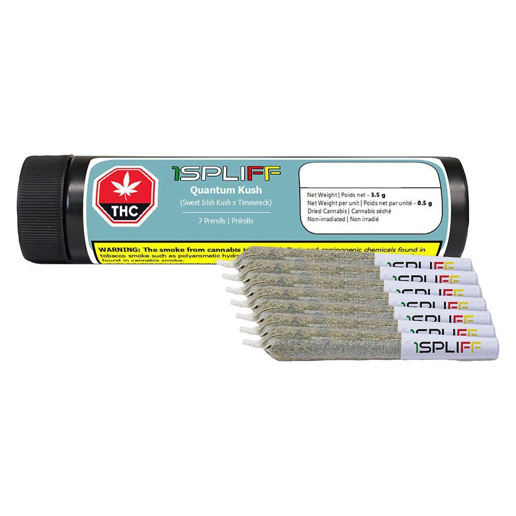1 SPLIFF QUANTUM KUSH (S) PRE-ROLL 0.5G X 7