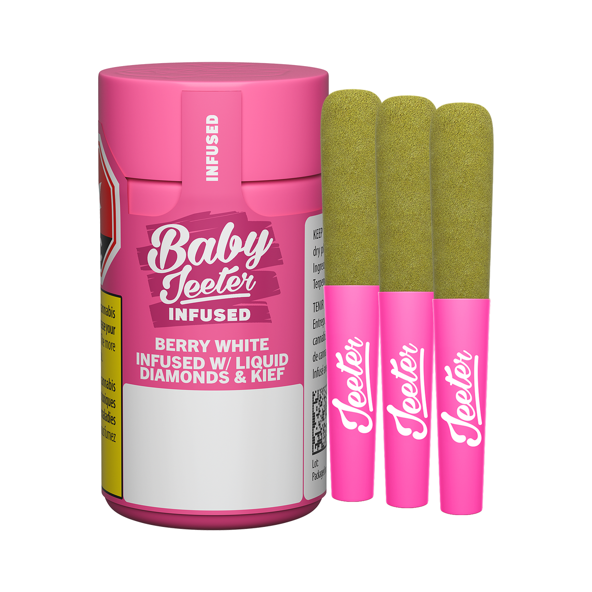 JEETER BABY JEETER BERRY WHITE (IND) INF PRE-ROLL 0.5G X 3