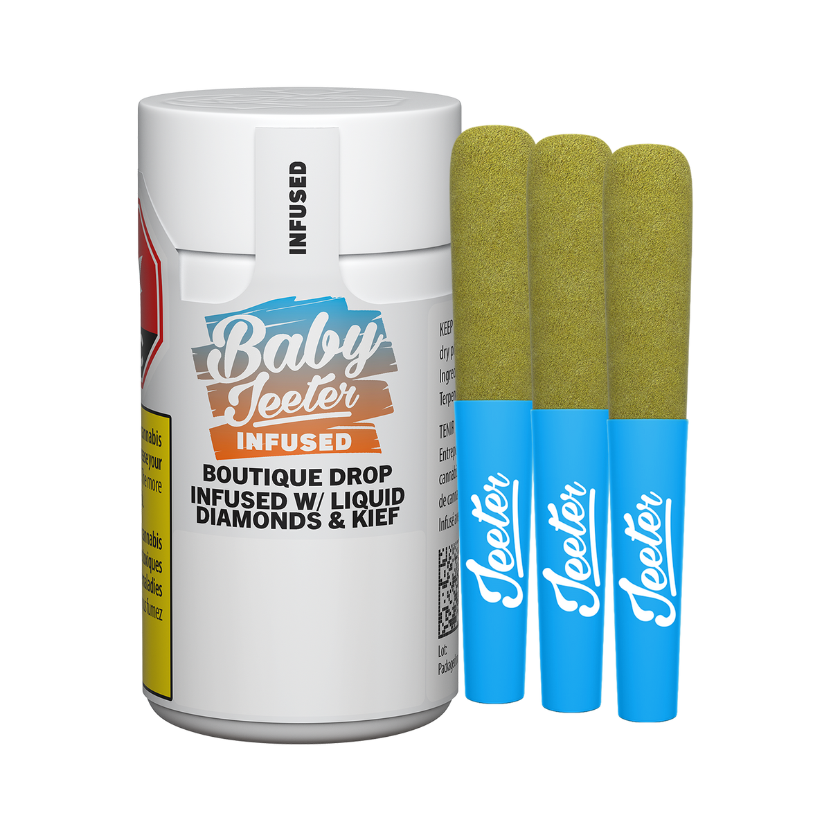 JEETER BABY JEETER BOUTIQUE DROP (H) INF PRE-ROLL - 0.5G X 3
