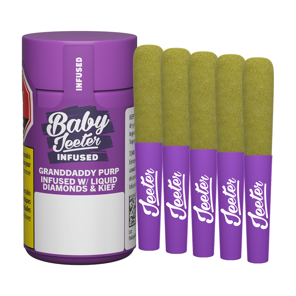JEETER BABY JEETER GRND DADDY PURP (IND) INF PRE-ROLL 0.5GX5