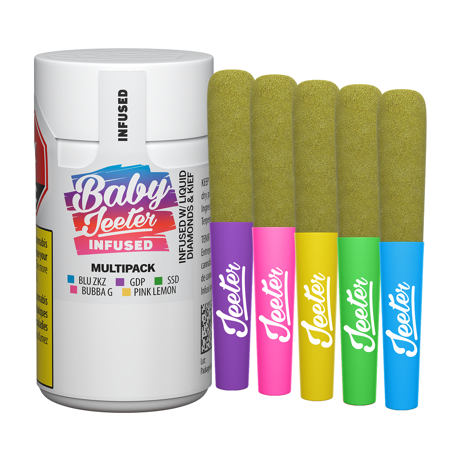 JEETER BABY JEETER MULTI PACK (H) INF PRE-ROLL - 0.5G X 5