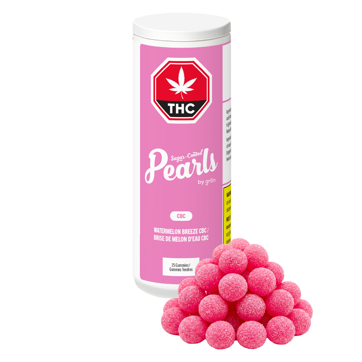 PEARLS BY GRON WATERMLON BREEZE CBC (H) CHEW - 10MG CBC X 25