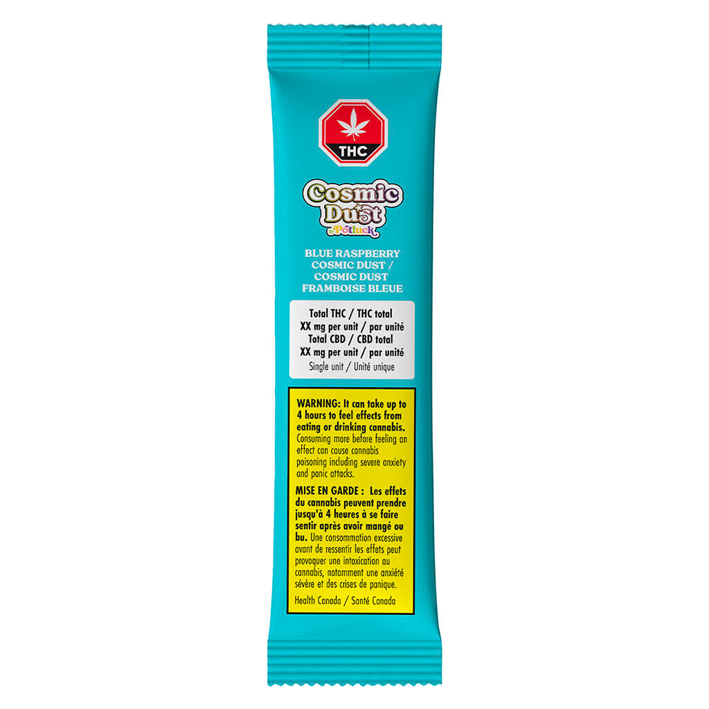 POTLUCK BLUE RASPBRRY COSMIC DUST (H) STICKS - 10MG THC X 10
