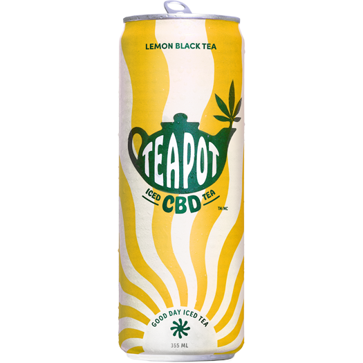 TEAPOT LEMON BLACK TEA CBD (S) BEV - 20MG CBD X 355ML