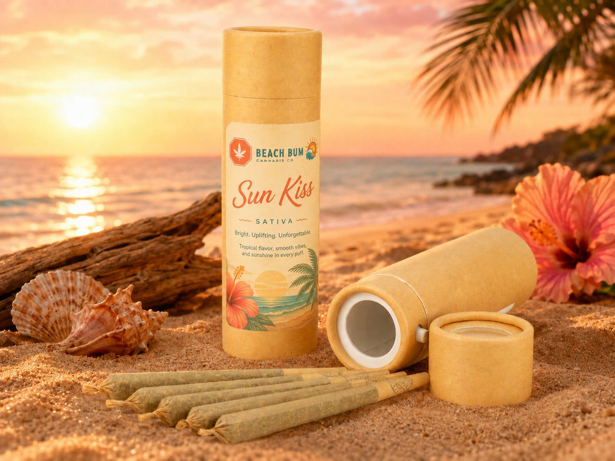 BEACH BUM SUN KISS (S) PRE-ROLL - 1G X 5