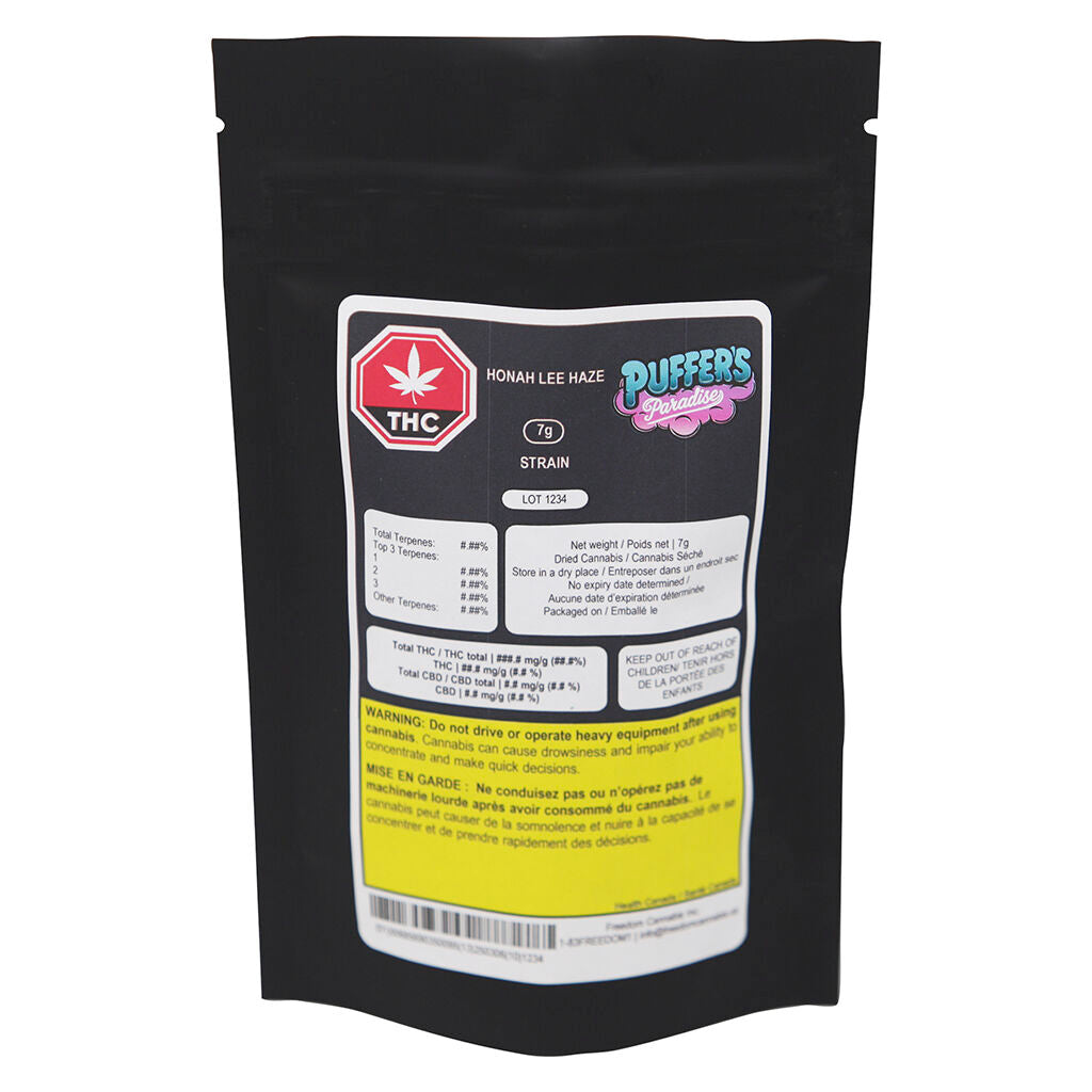 PUFFERS PARADISE HONAH LEE HAZE (S) PRE-ROLL - 0.5G X 3