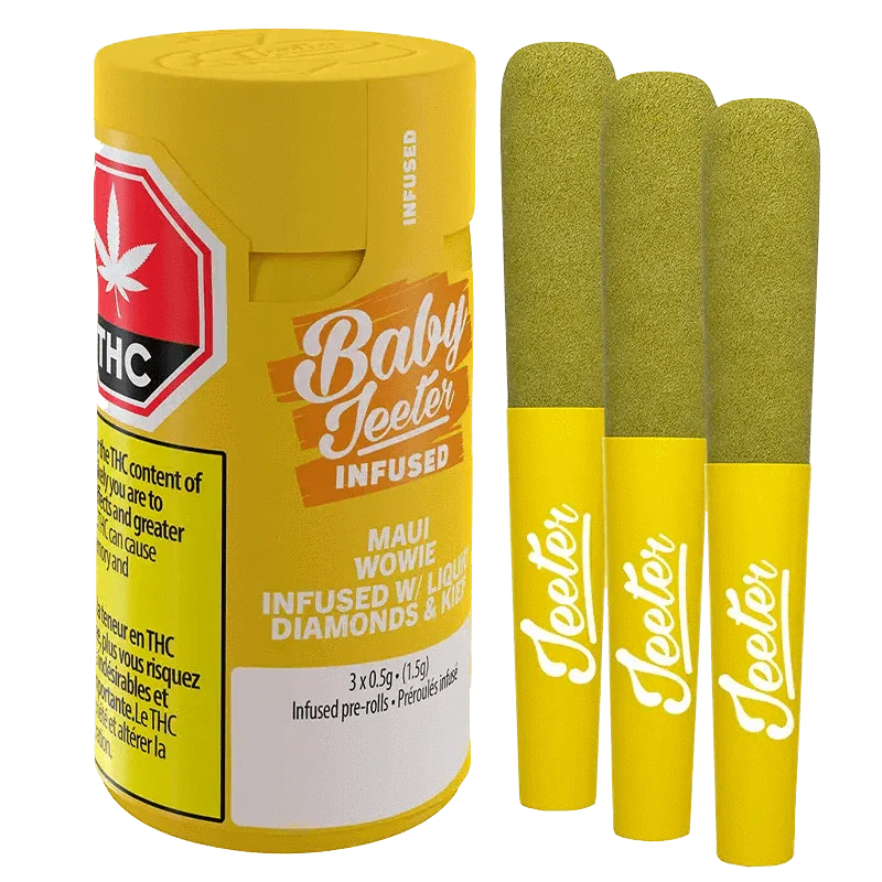 JEETER BABY JEETER MAUI WOWIE (S) INF PRE-ROLL - 0.5G X 3