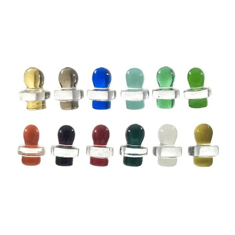 NON BRANDED GLASS CARB CAP - ASSORTED