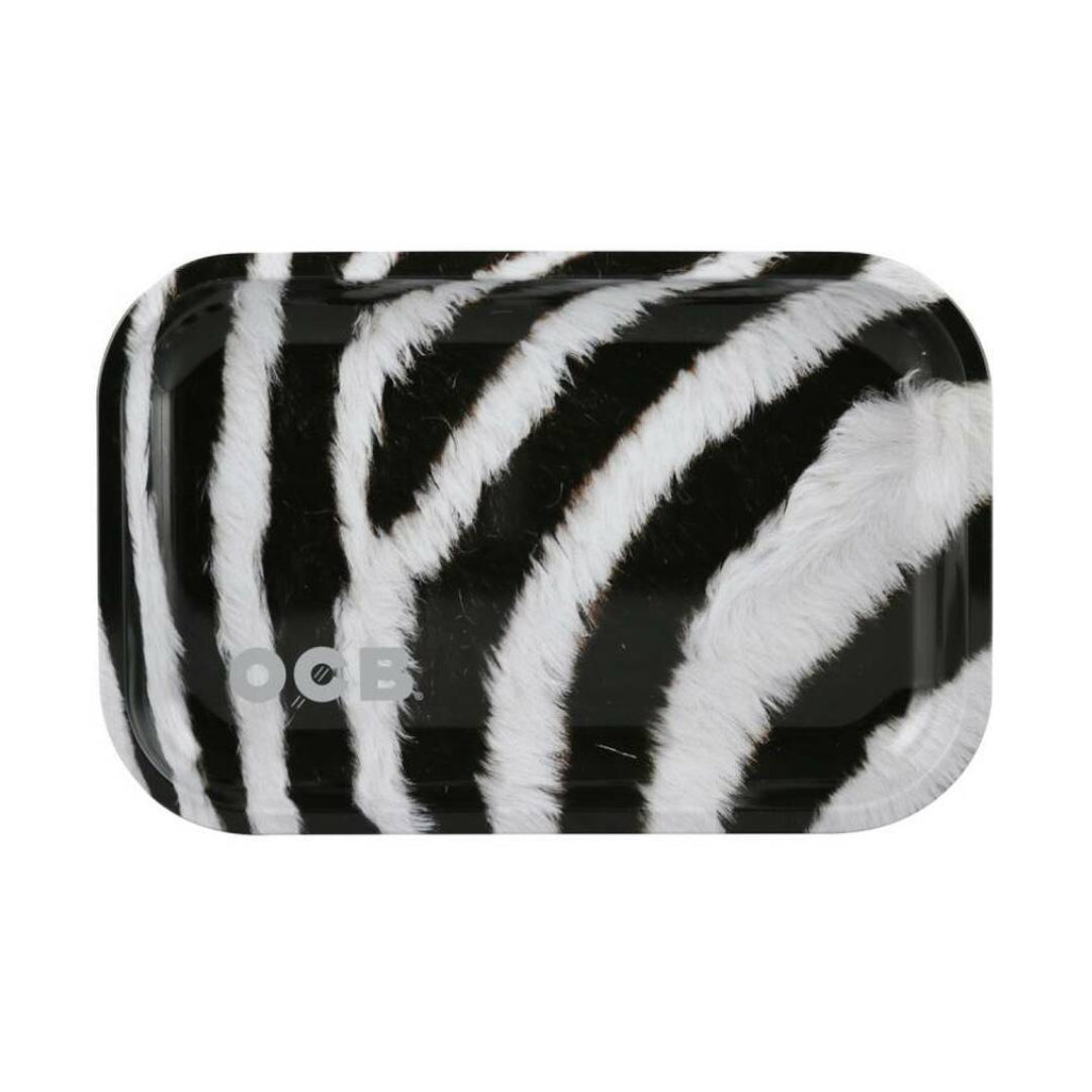 OCB ROLLING TRAY MEDIUM - ZEBRA