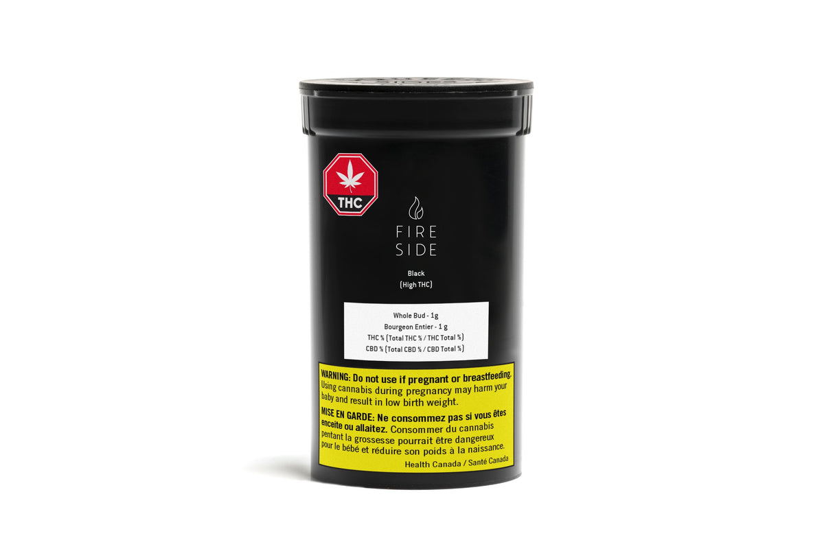 FIRESIDE BLACK HIGH THC (IND) DRIED - 1G