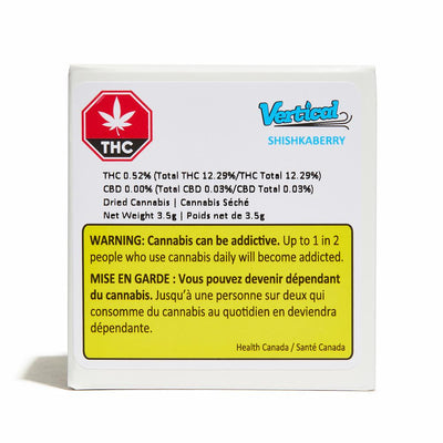 VERTICAL CANNABIS SHISHKABERRY (IND) DRIED - 3.5G
