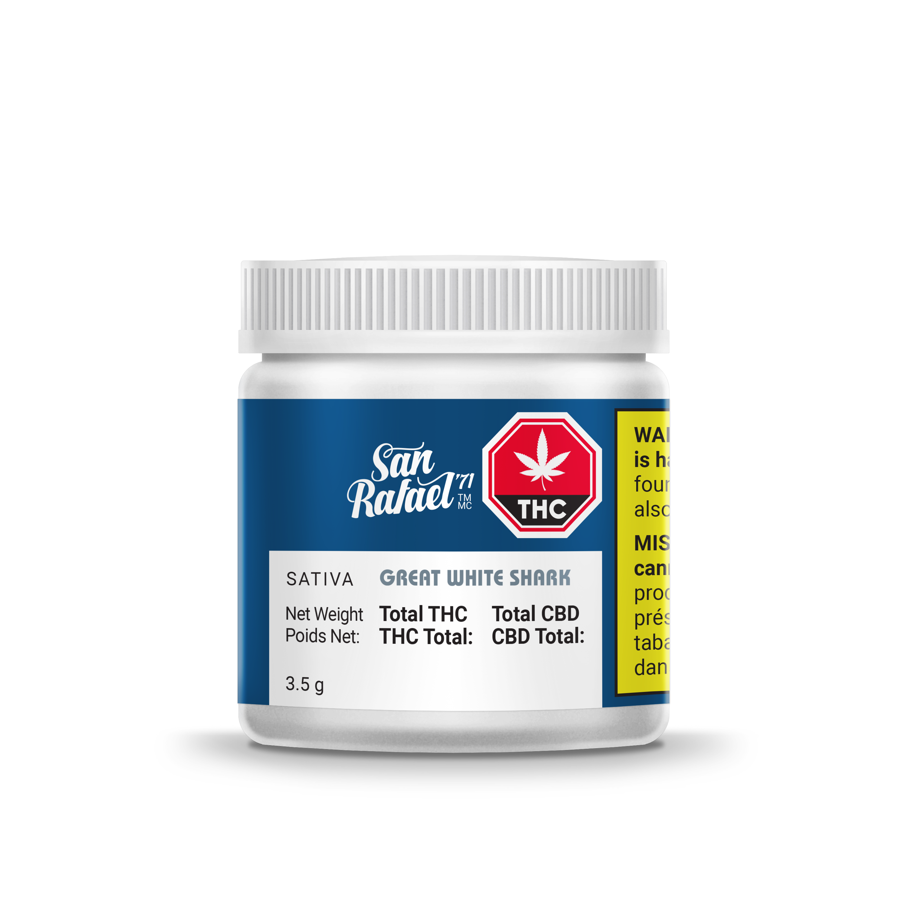 SAN RAFAEL 71 GREAT WHITE SHARK (S) DRIED - 3.5G