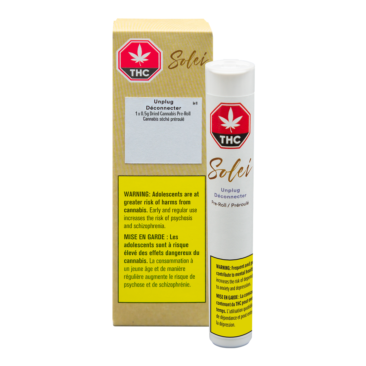 SOLEI UNPLUG (H) PRE-ROLL - 0.5G X 1