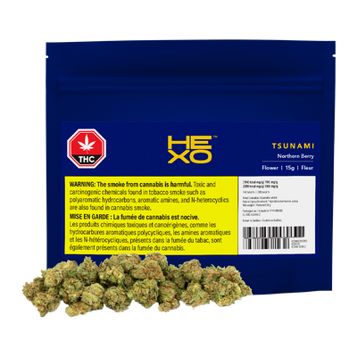 HEXO TSUNAMI FLOWER (IND) DRIED - 15G