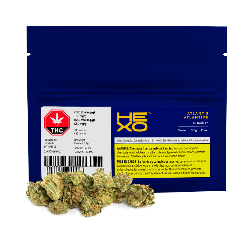 HEXO ATLANTIS FLOWER (H) DRIED - 3.5G