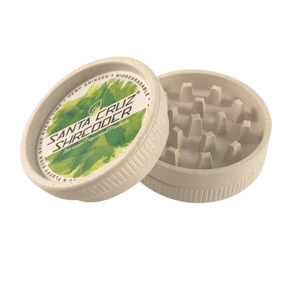 SANTA CRUZ 2-PIECE HEMP GRINDER - ASSORTED