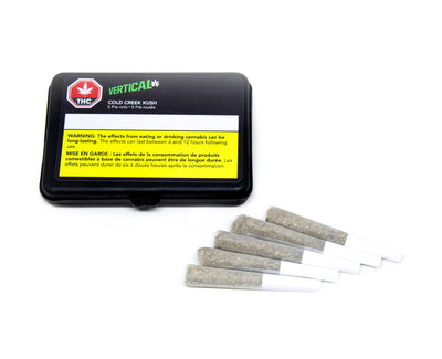 VERTICAL CANNABIS KENT COUNTY KUSH (IND) PRE-ROLL - 0.5G X 5